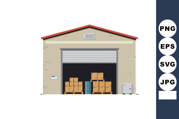 Warehouse Clipart Image 2