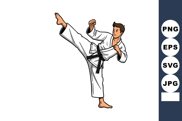 Kick Clipart Image 2