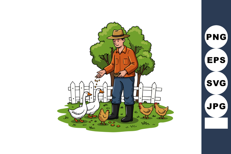 Chickens Clipart Image 3