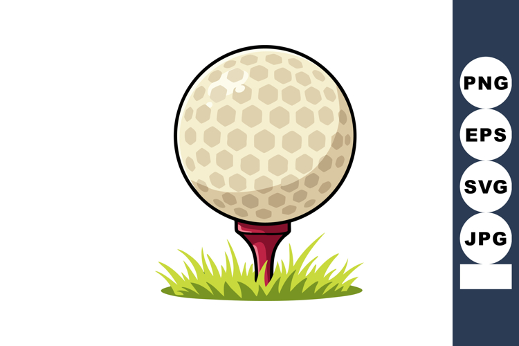 Golf Ball Illustration Image 11