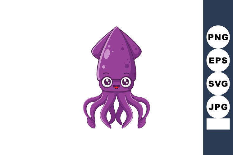 Squid Illustration Image 19
