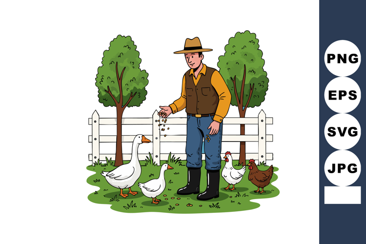 Farmer Clipart Image 5