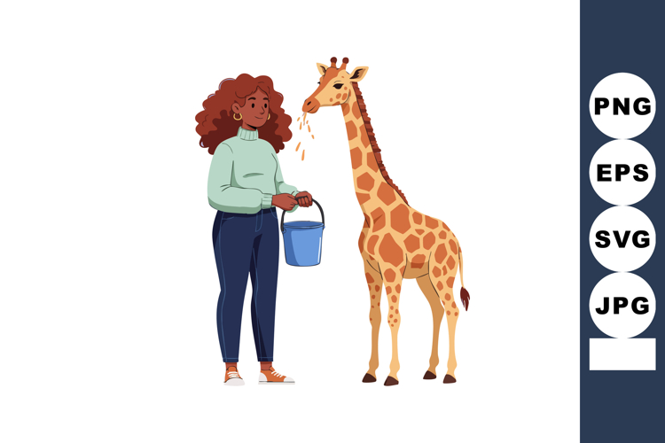 Giraffe Clipart Image 6