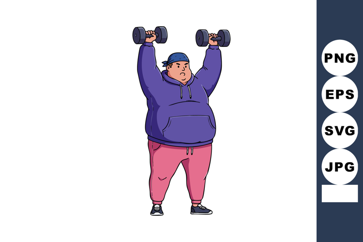 Dumbbell Clipart Image 21
