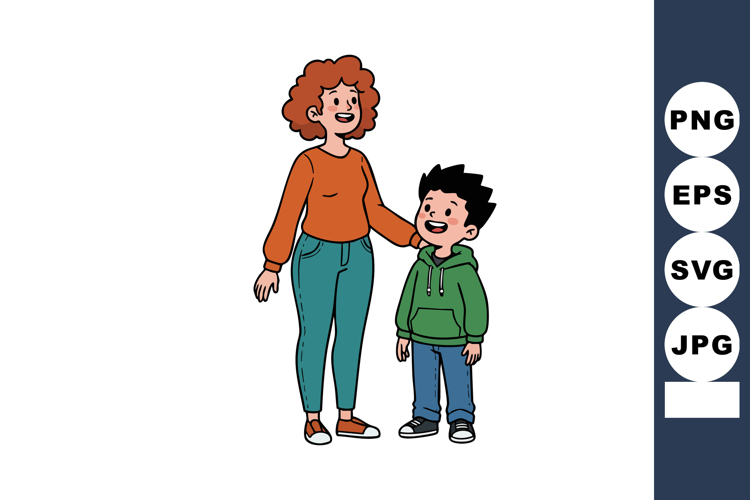 Happy Family Clipart Image 7