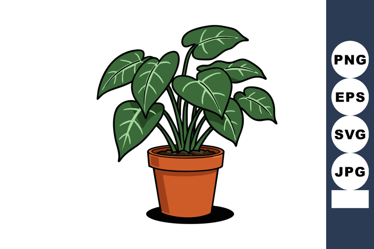 Potted Plant Clipart Image 5