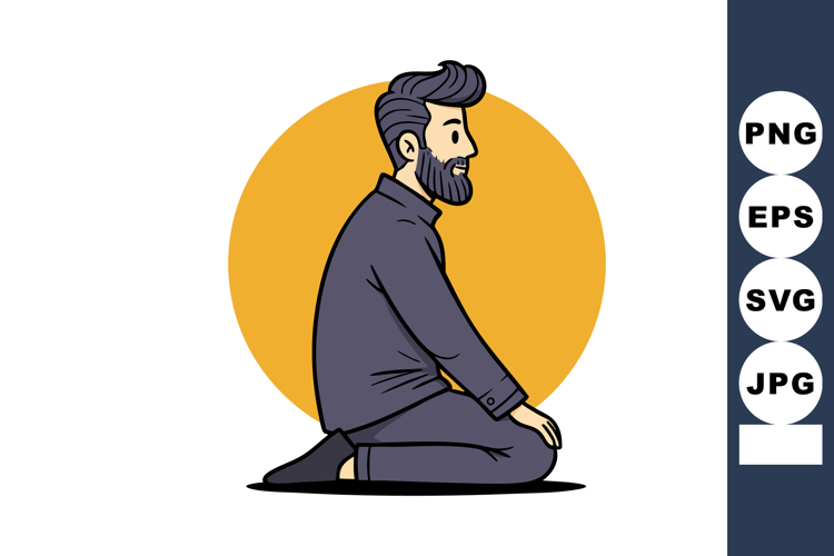 Meditation Clipart Image 22