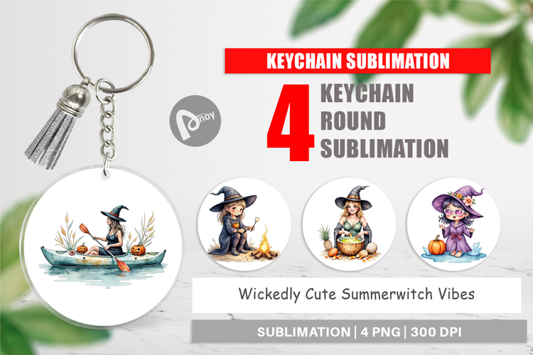 Keychain Cute Summerwitch Vibes