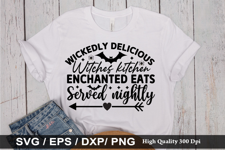 Wickedly delicious witches kitchen SVG - Halloween Design