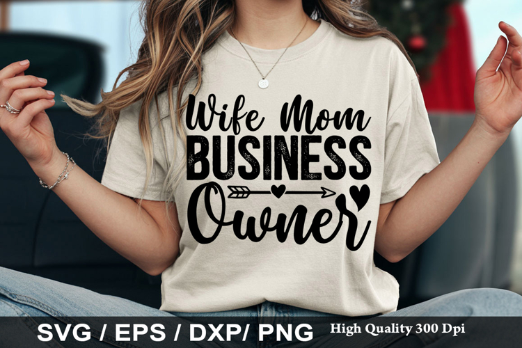 Mom Wife Boss Svg Image 5