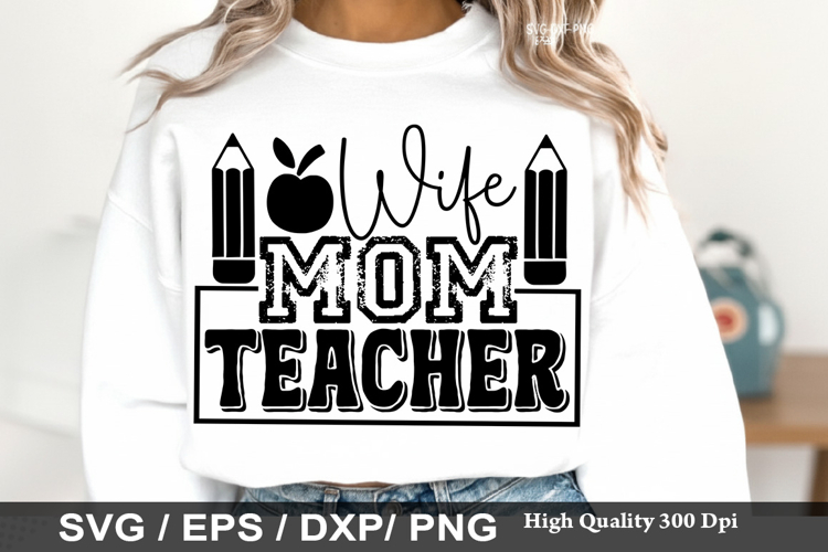 Rainbow Teacher Svg Image 19