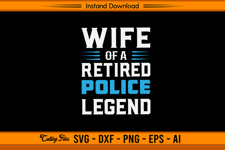 Police Wife Svg Image 2