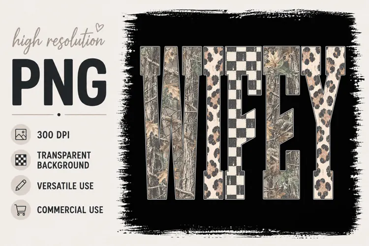 Wifey Sublimation Design