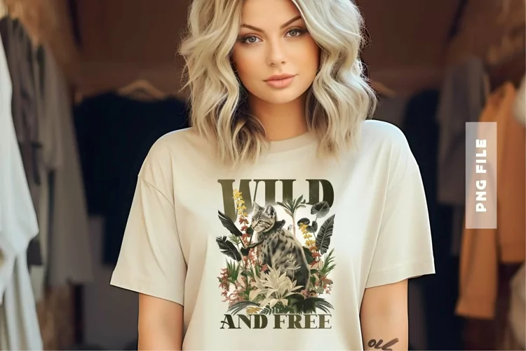 Wild and Free T shirt Design