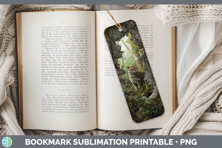 Andean Mountain Cat Wild Cats 3D Hole Bookmark Sublimation D
