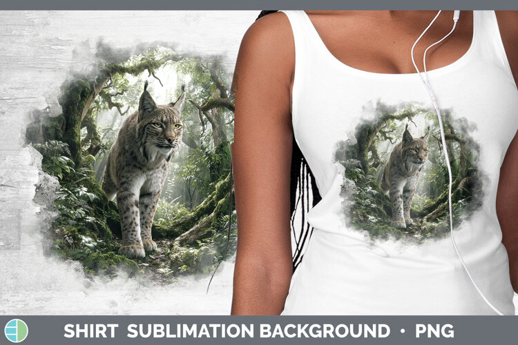 GorgeousWild Cats 3D Hole Shirt design.