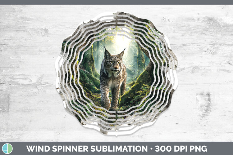GorgeousWild Cats 3D Hole Wind Spinner design.