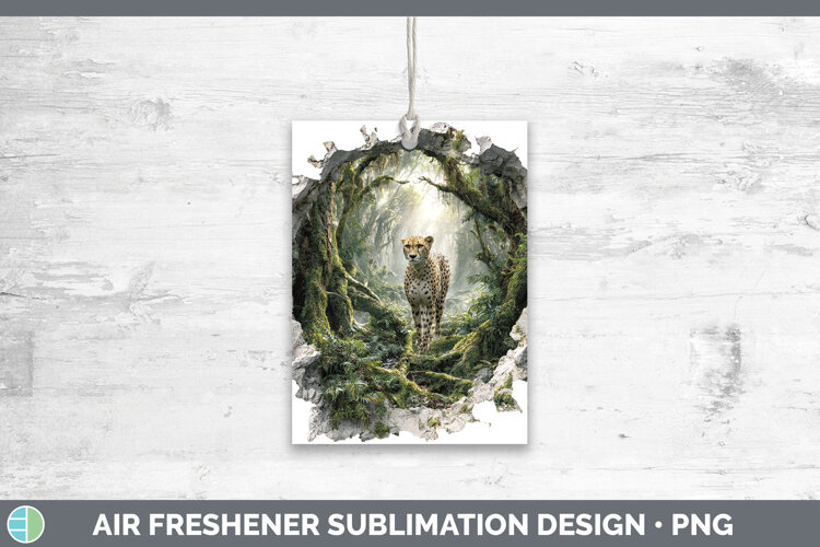 GorgeousWild Cats 3D Hole Air Freshener design.