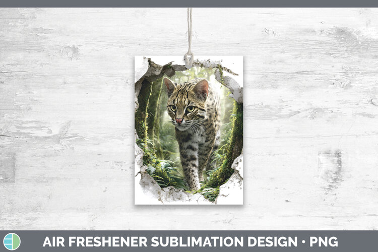 GorgeousWild Cats 3D Hole Air Freshener design.