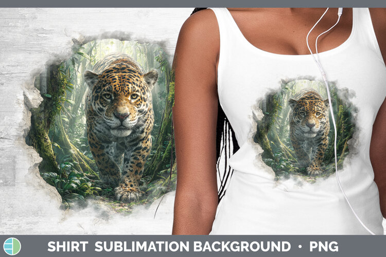 GorgeousWild Cats 3D Hole Shirt design.