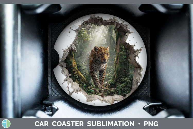 Car Coaster Sublimation Designs Image 3