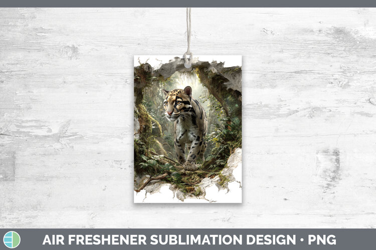 GorgeousWild Cats 3D Hole Air Freshener design.