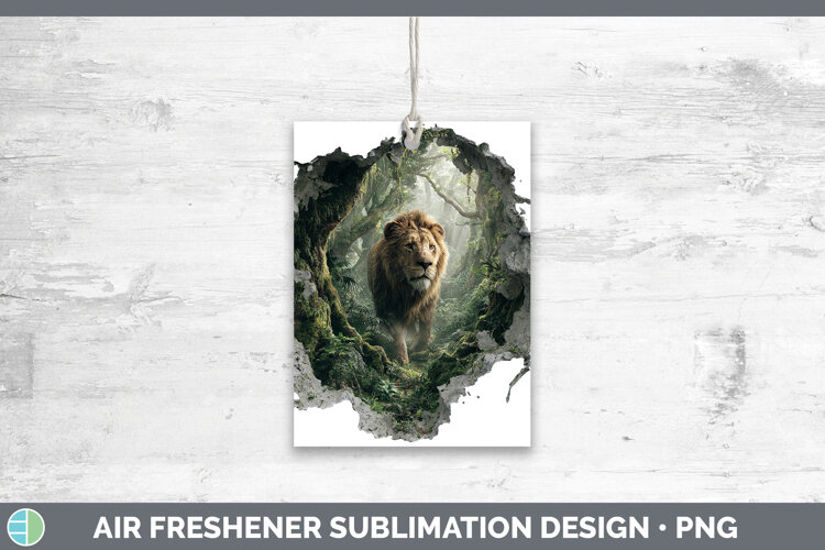 GorgeousWild Cats 3D Hole Air Freshener design.