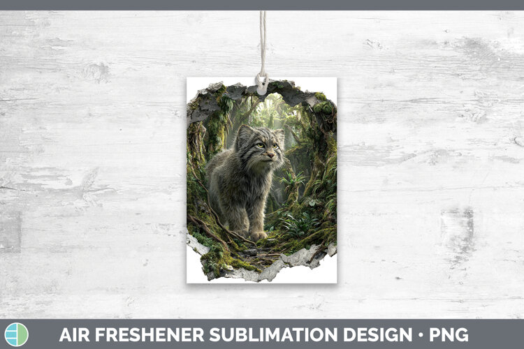 GorgeousWild Cats 3D Hole Air Freshener design.