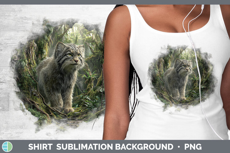 GorgeousWild Cats 3D Hole Shirt design.