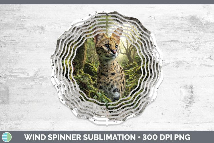 GorgeousWild Cats 3D Hole Wind Spinner design.