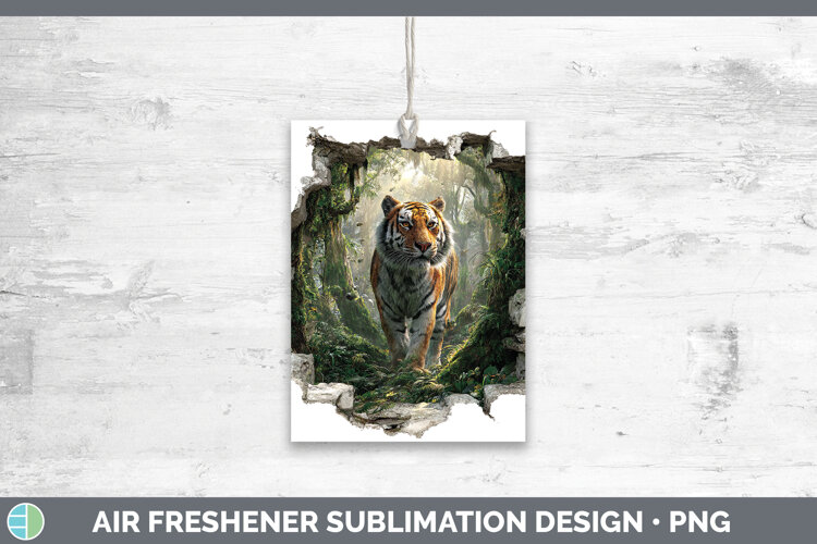 GorgeousWild Cats 3D Hole Air Freshener design.