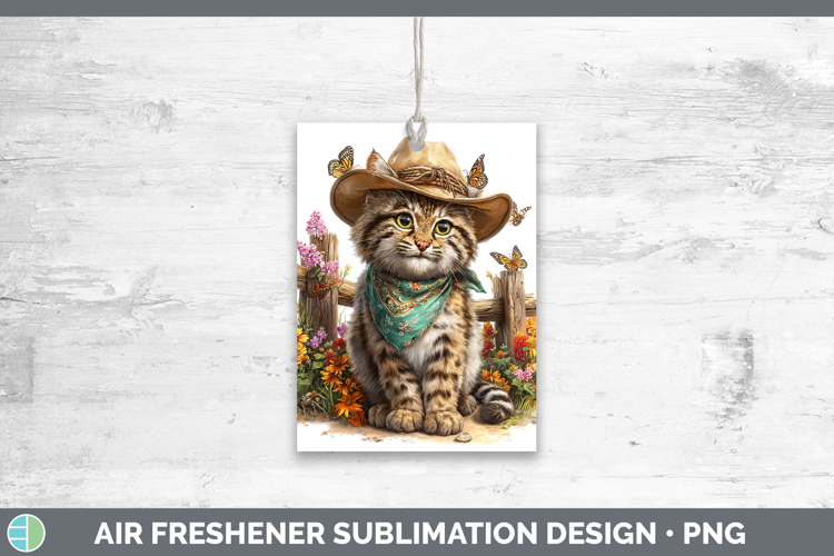 Wild Cats Bandana Summer Andean Mountain Cat Air Freshener S