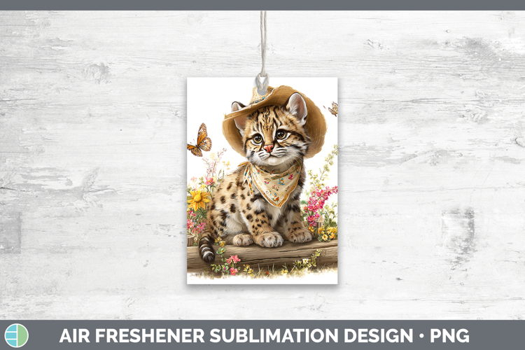 Wild Cats Bandana Summer Geoffroys Cat Air Freshener Sublima