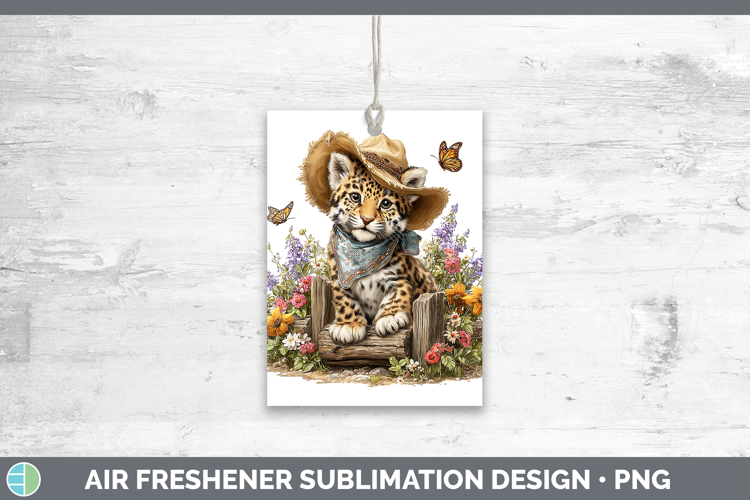 Wild Cats Bandana Summer Jaguar Air Freshener Sublimation Ca