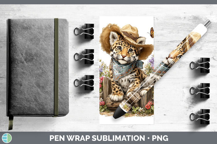 GorgeousWild Cats Bandana Summer Pen Wrap design.