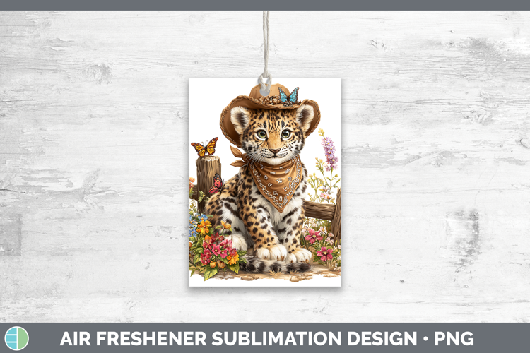 Wild Cats Bandana Summer Leopard Air Freshener Sublimation C