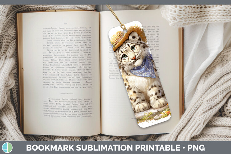 GorgeousWild Cats Bandana Summer Bookmark design.