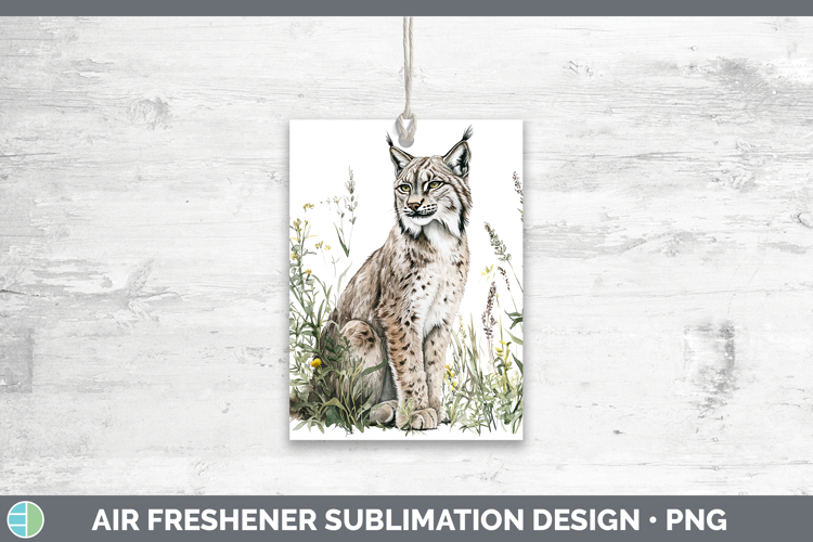 Wild Cats Canada Lynx Air Freshener Sublimation Car Freshene