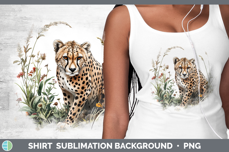 Wild Cats Cheetah Shirt Sublimation Sublimation Background D
