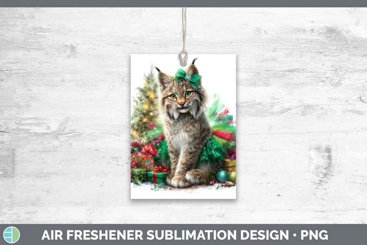 Canada Lynx Air Freshener Wild Cats Cute Christmas Sublimati