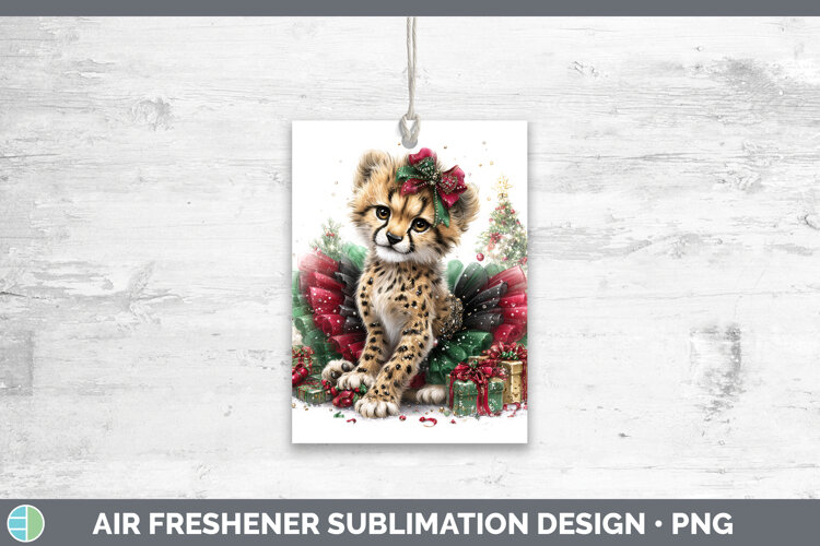 GorgeousWild Cats Cute Christmas Air Freshener design.