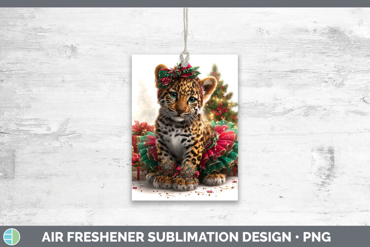 GorgeousWild Cats Cute Christmas Air Freshener design.
