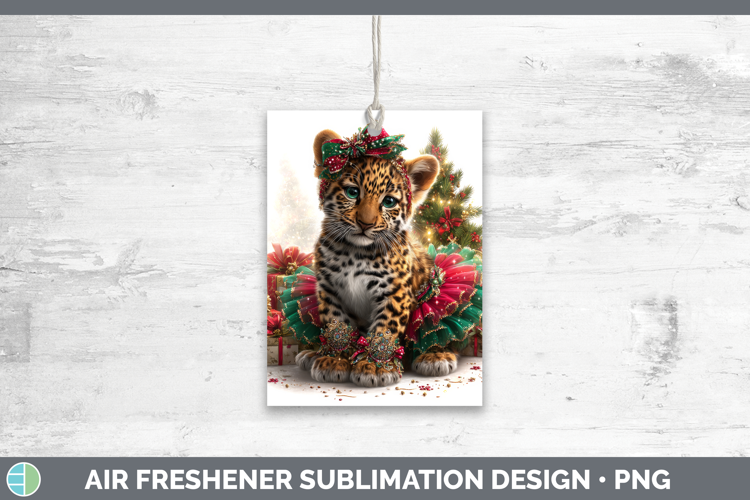 Jaguar Air Freshener Wild Cats Cute Christmas Sublimation Ca