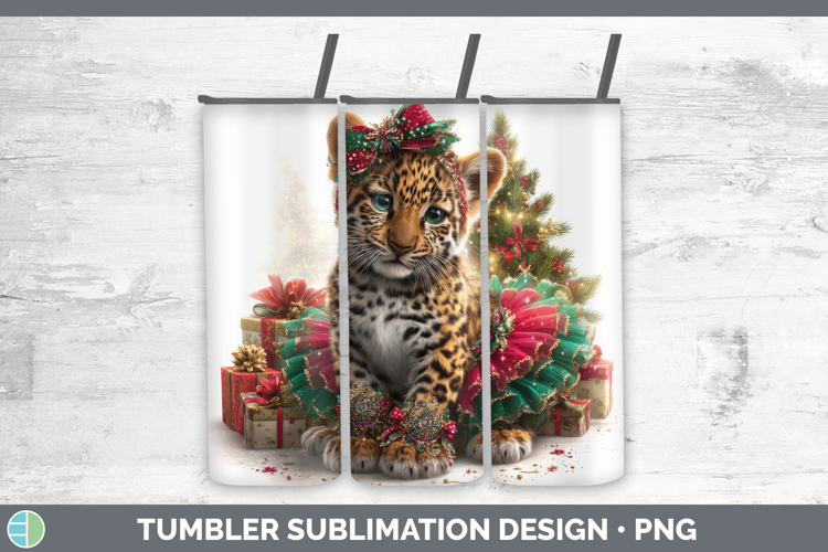 Jaguar Tumbler Wild Cats Cute Christmas Sublimation 20 oz Sk