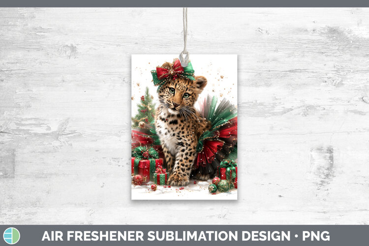 GorgeousWild Cats Cute Christmas Air Freshener design.