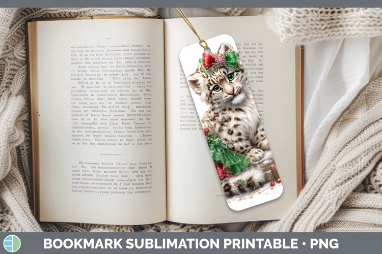 Printable Christmas Bookmark Image 2