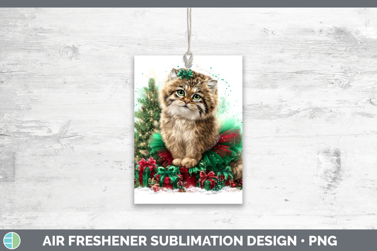 Pallas Cat Air Freshener Wild Cats Cute Christmas Sublimatio