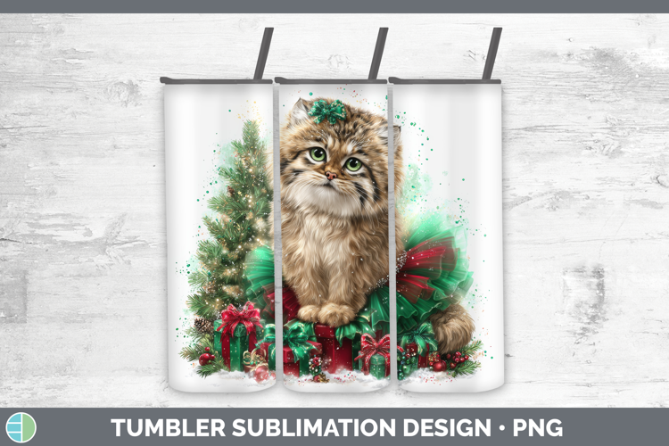 Pallas Cat Tumbler Wild Cats Cute Christmas Sublimation 20 o