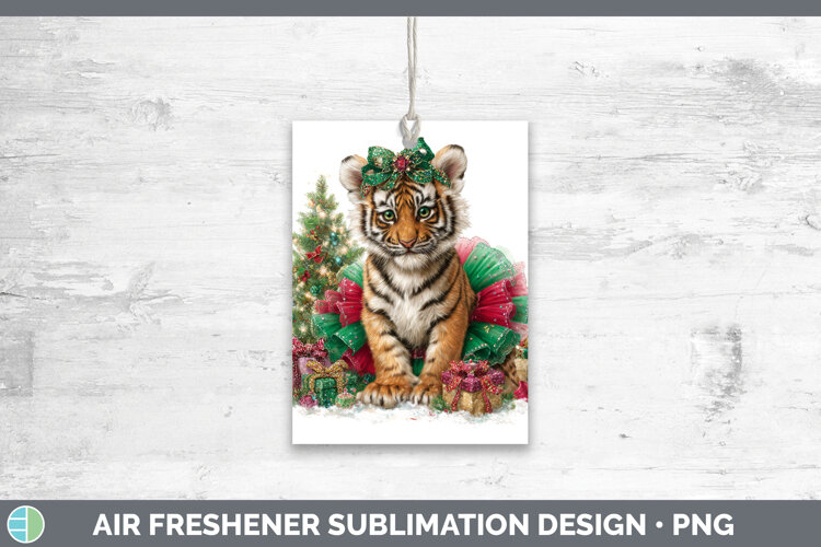GorgeousWild Cats Cute Christmas Air Freshener design.