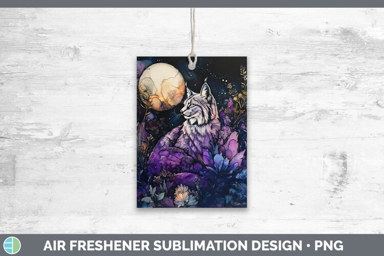 GorgeousWild Cats Galaxy Air Freshener design.
